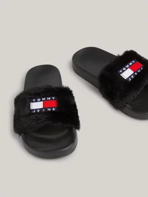 Chinelo de piscina de pele sintética