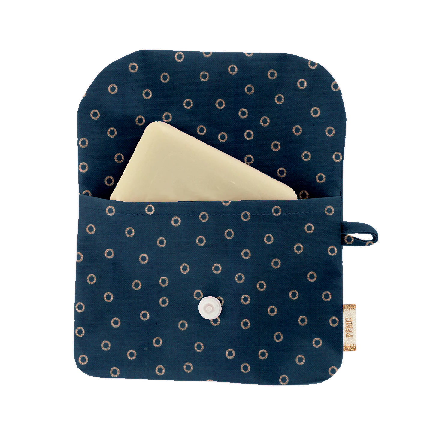 Pochette Savon Bulle Bronze Marine
