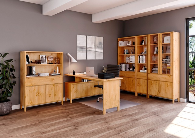Home affaire Regal »Luven« zertifiziertes Massivholz, Breite 98 cm