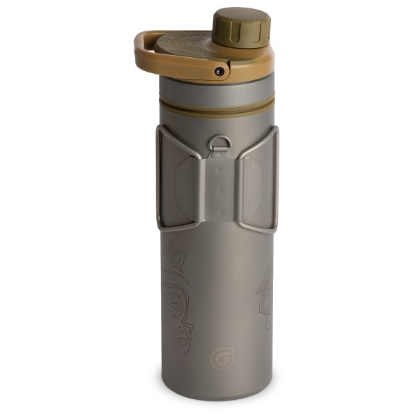 GRAYL - UltraPress Purifier Titanium Bottle - Filtre à eau