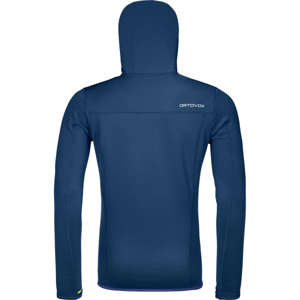 Veste polaire randonnée ORTOVOX FLEECE HOODY M DEEP OCEAN
