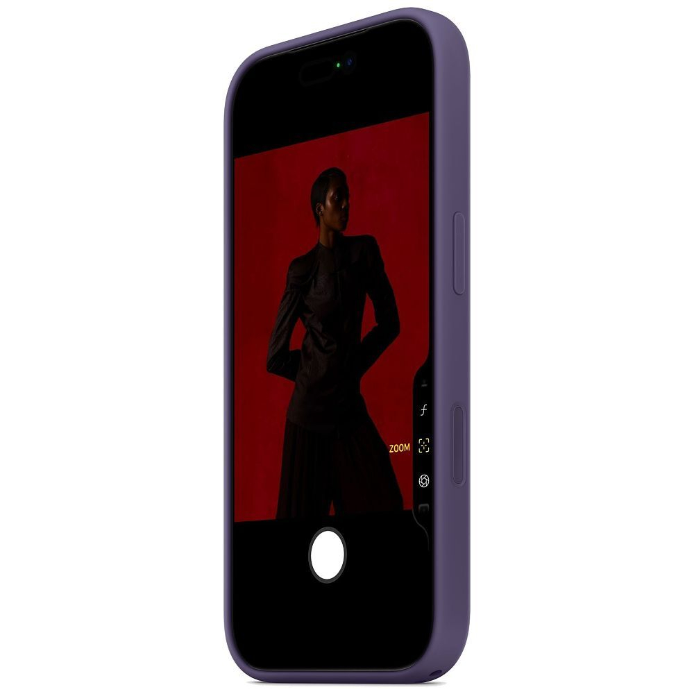 iPhone 17 Pro Max MagSafe Silikon Case Hülle (MGFN4ZM/A) - Nebelviolett