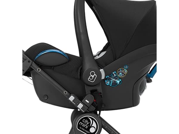 Baby Jogger BJ92329, Spenne, Plast, Sort