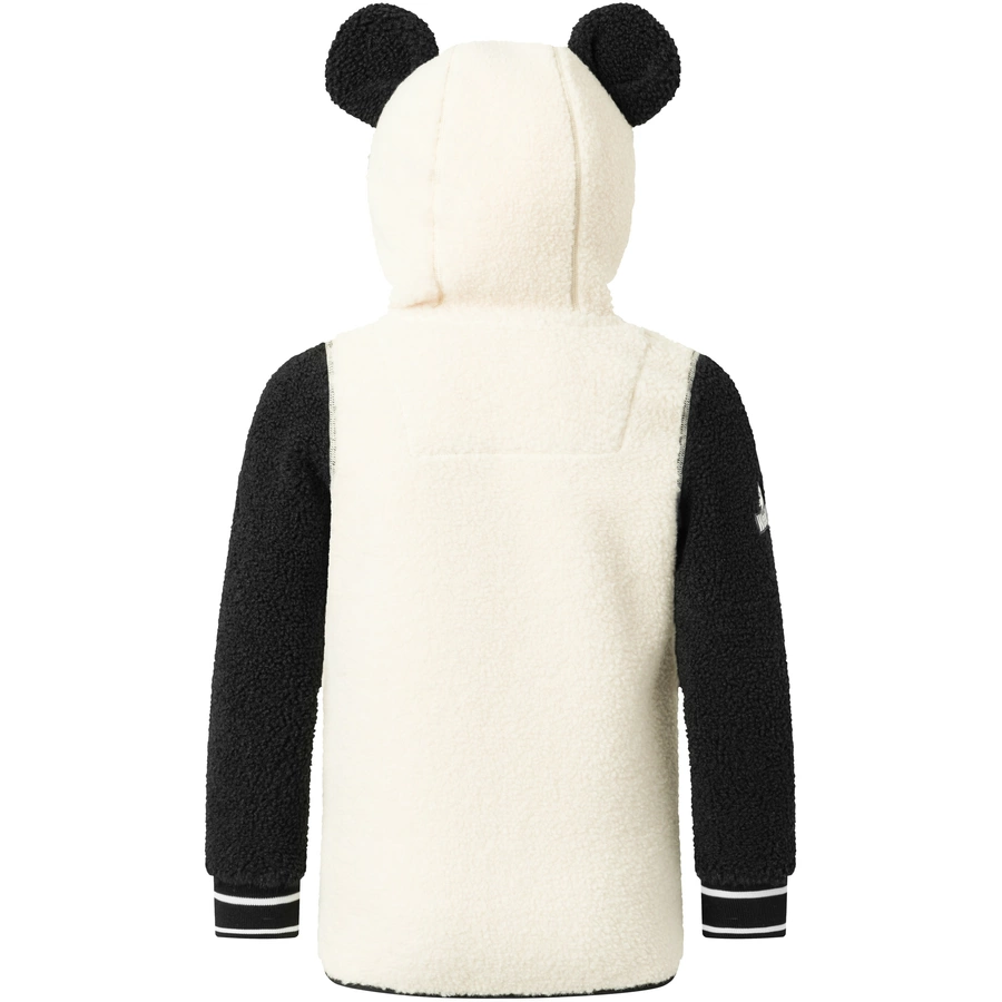 WeeDo Fleecejacke PANDO Panda schwarz weiss