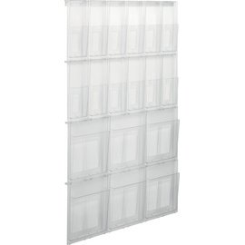 Porte-brochures mural 'the placativ', transparent