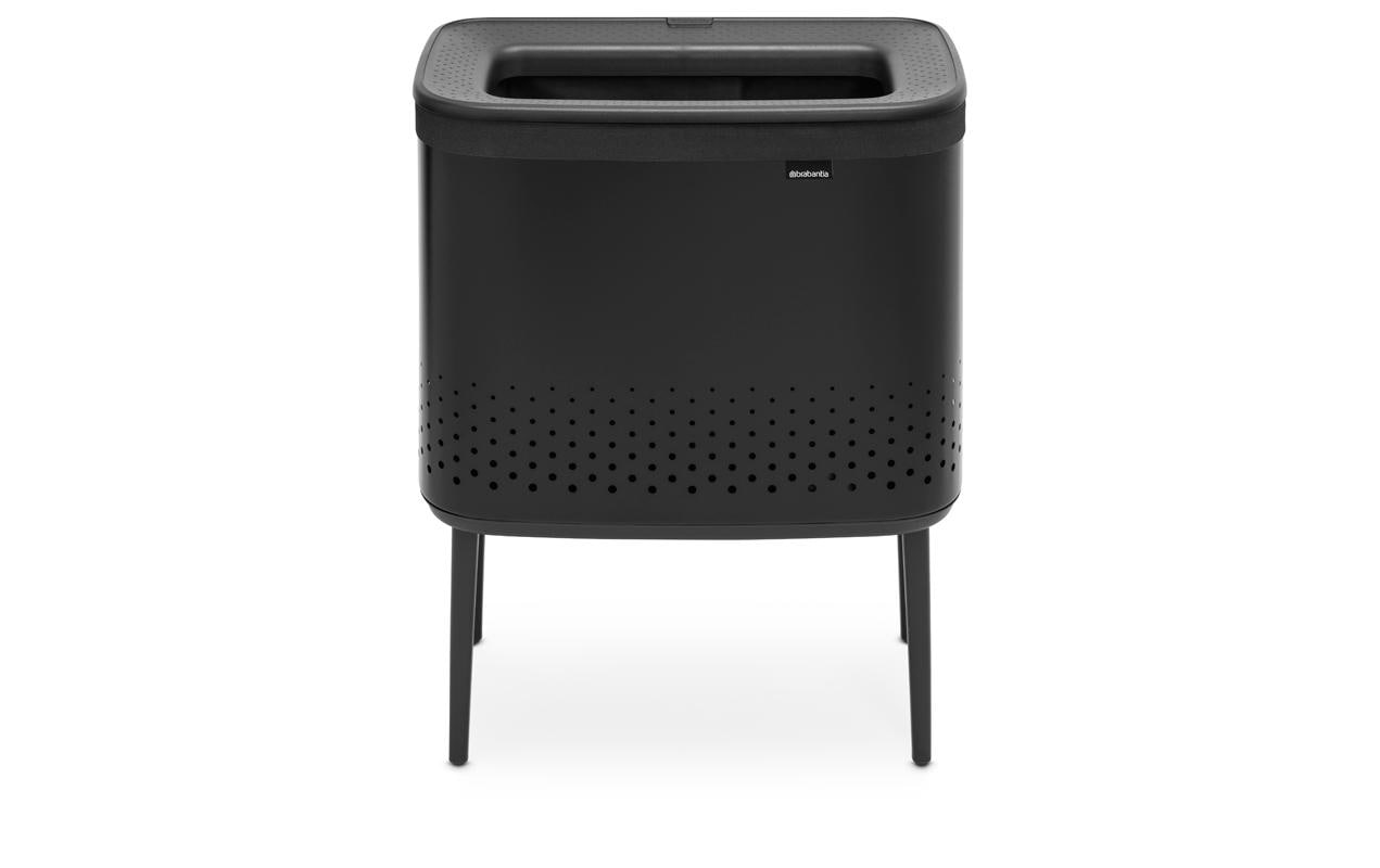Wäschesammler BO Schwarz, 60 l<br>Schwarzer Wäschekorb