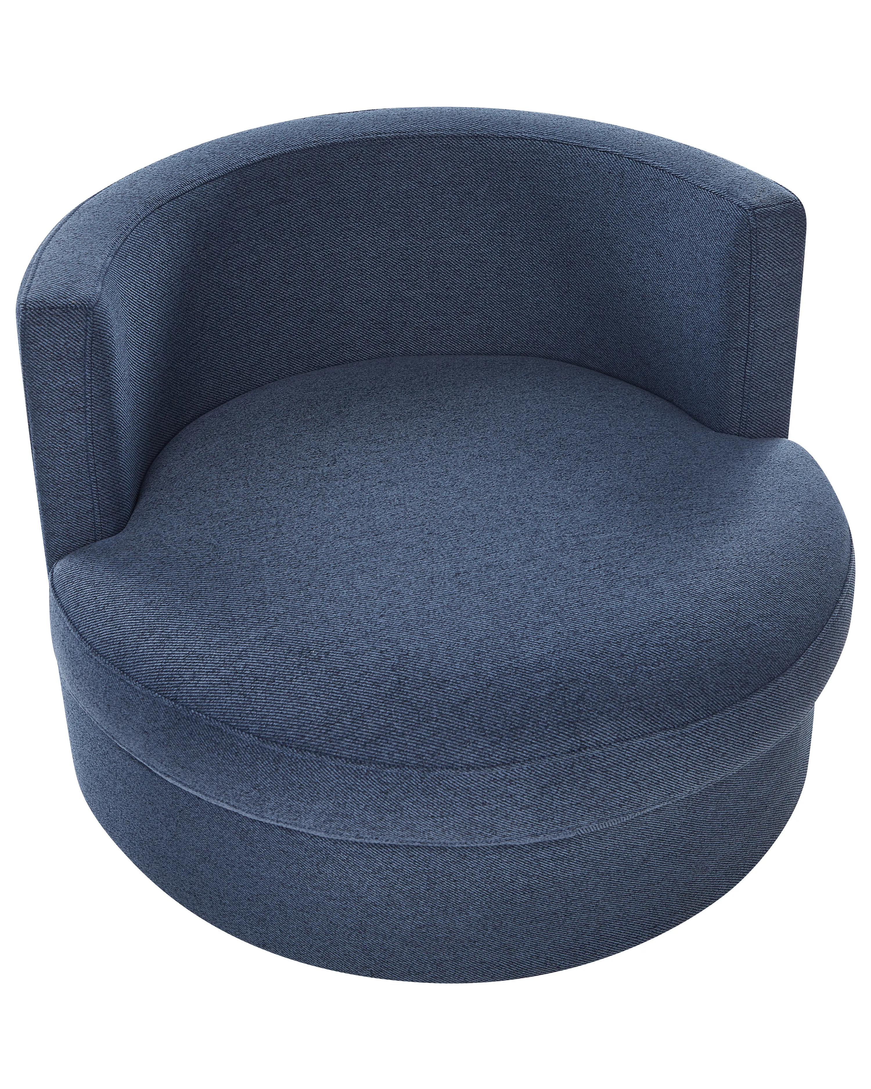 Draaifauteuil DALBY Stof Donkerblauw