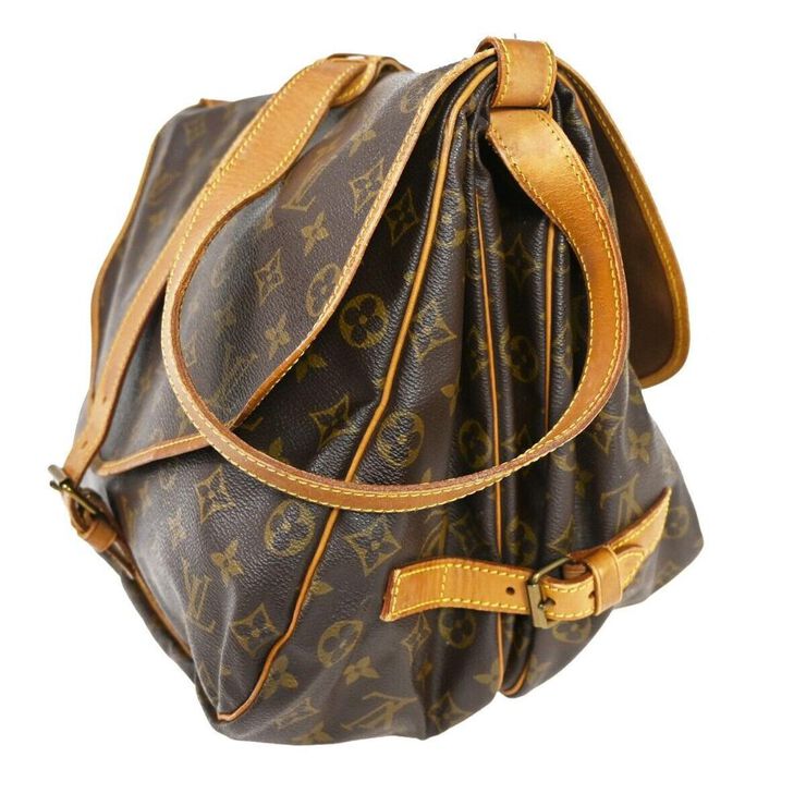 Louis Vuitton Vintage Louis Vuitton Saumur Brown