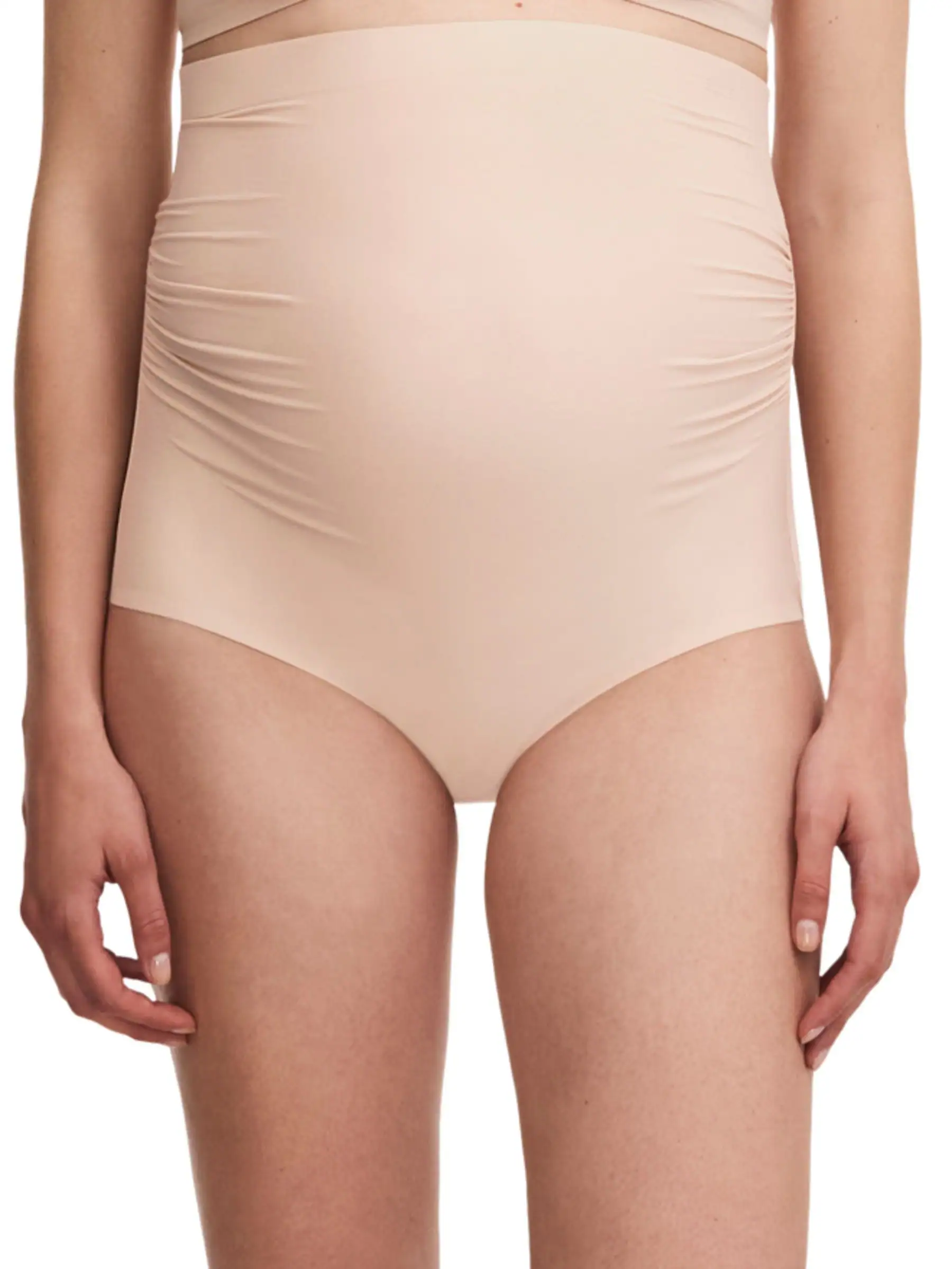 Licht beige - Chantelle Maternity Pure Smooth High Waisted Bump Knickers