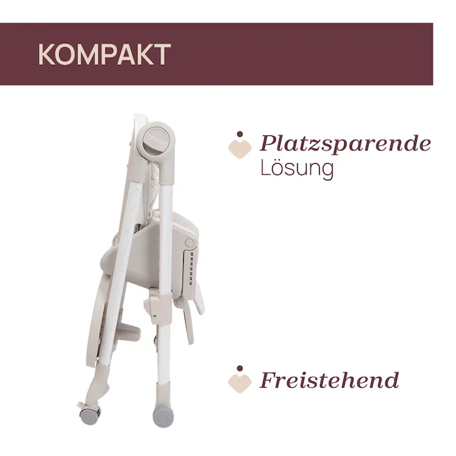 Chicco Hochstuhl »Polly Armonia Motherpearl« () mit Essbrett