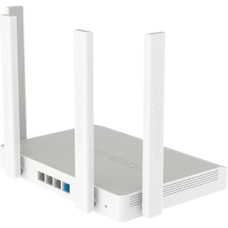 Keenetic Hopper (KN-3810) Routeur Wi-Fi 6 maillé AX1800 avec commutateur intelligent Gigabit 4 ports et port USB 3.0