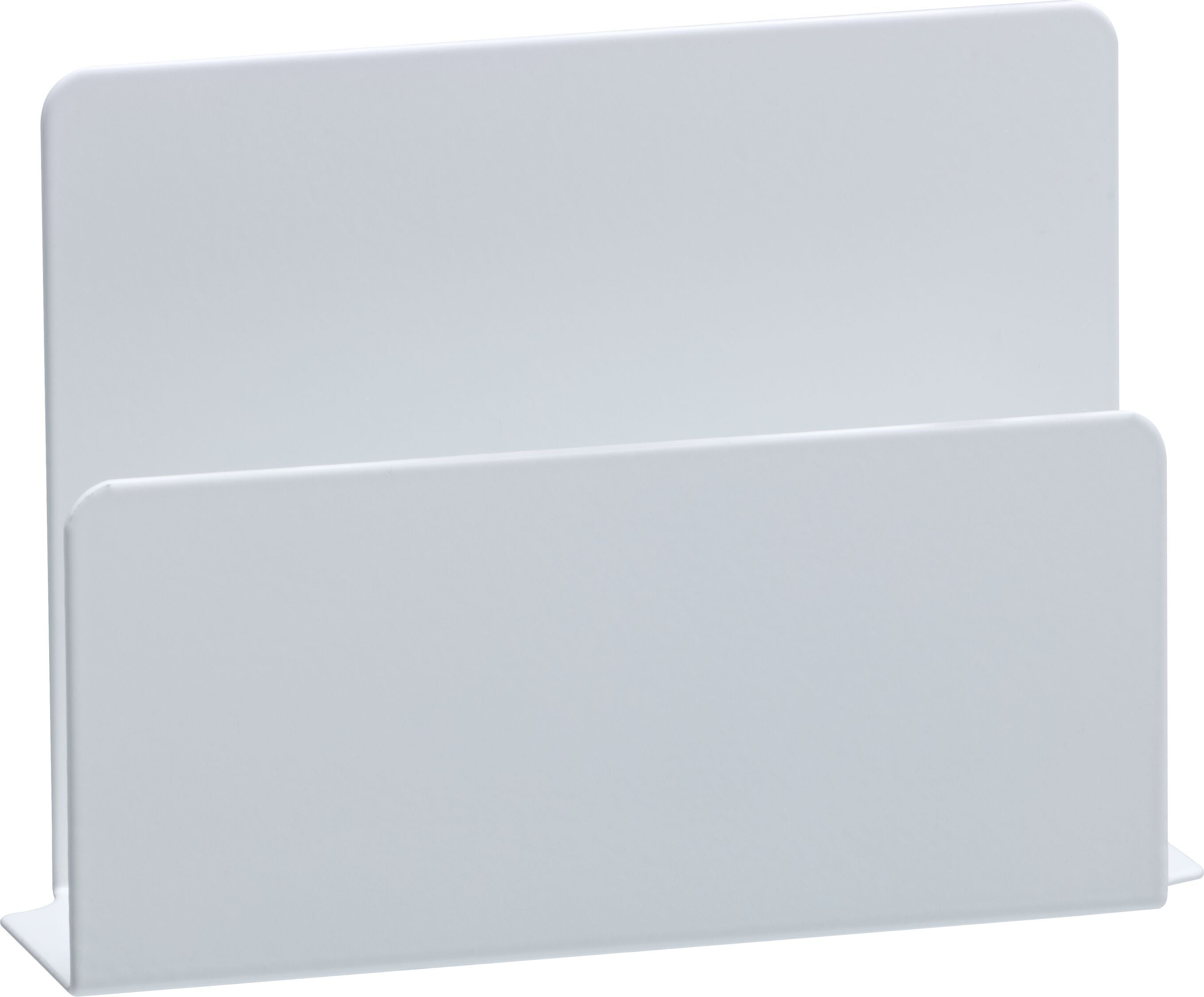 NOTCH Briefhalter - Weiss / B: 11.4 cm x T: 3.7 cm x H: 8.1 cm