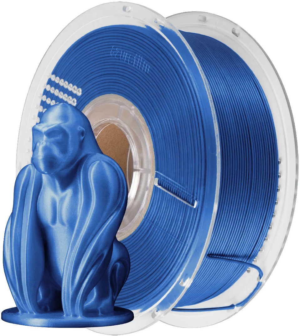 AzureFilm  PLA Pearl Night Blue, 1,75 mm / 1000 g    Hochwertiger Druck mit guten mechanischen Eigenschaften