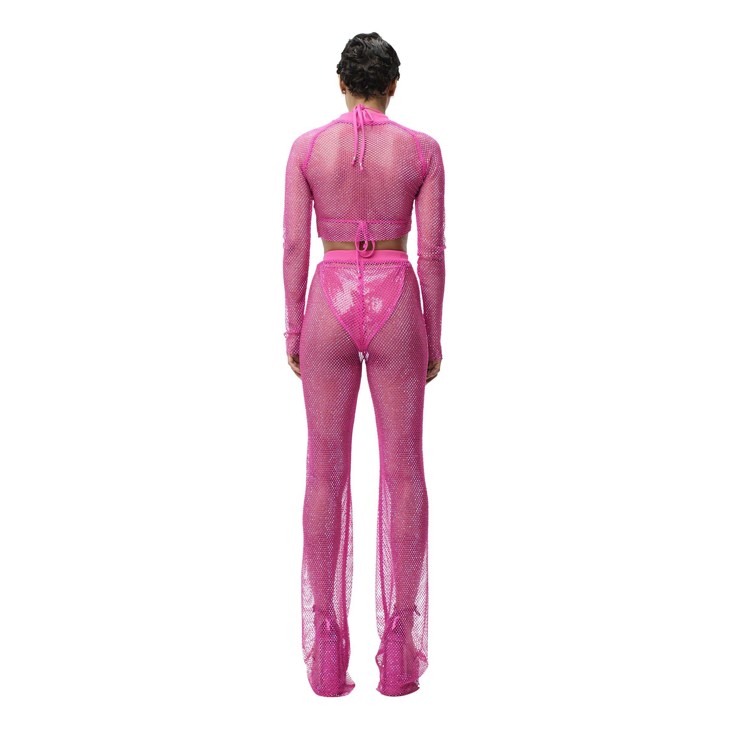 adidas Crystal Mesh Cover Up Long sleeve Top Womens