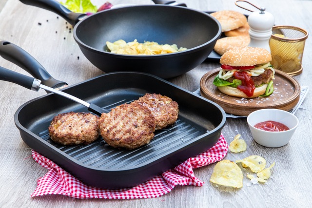 Elo Grillpfanne »Alucast« Aluminiumguss 1 Stk. tlg. Induktion, 28x28 cm