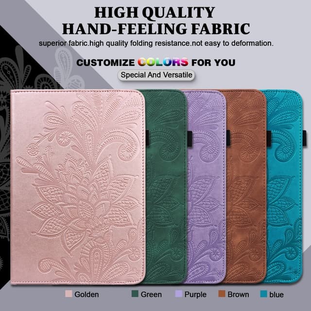 SKALO iPad 10.2 Mandala Flip Cover