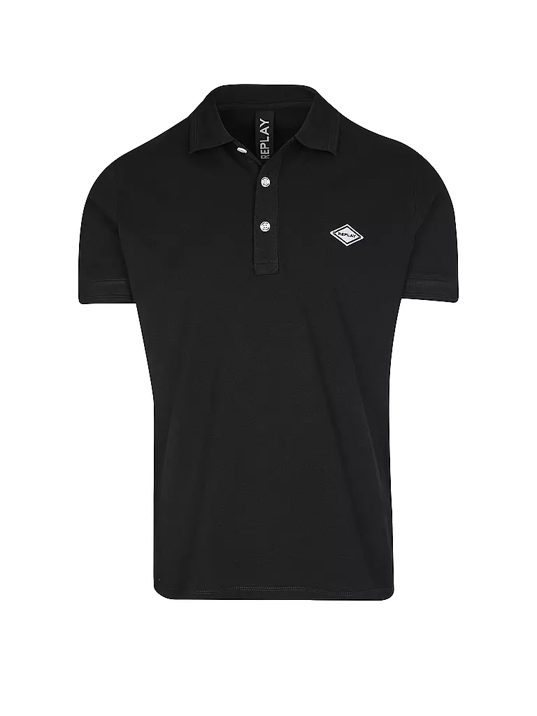 REPLAY Poloshirt  schwarz
