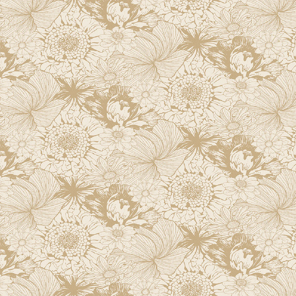 Nappe métis lin & coton beige 155X250 Garnier Thiebaut