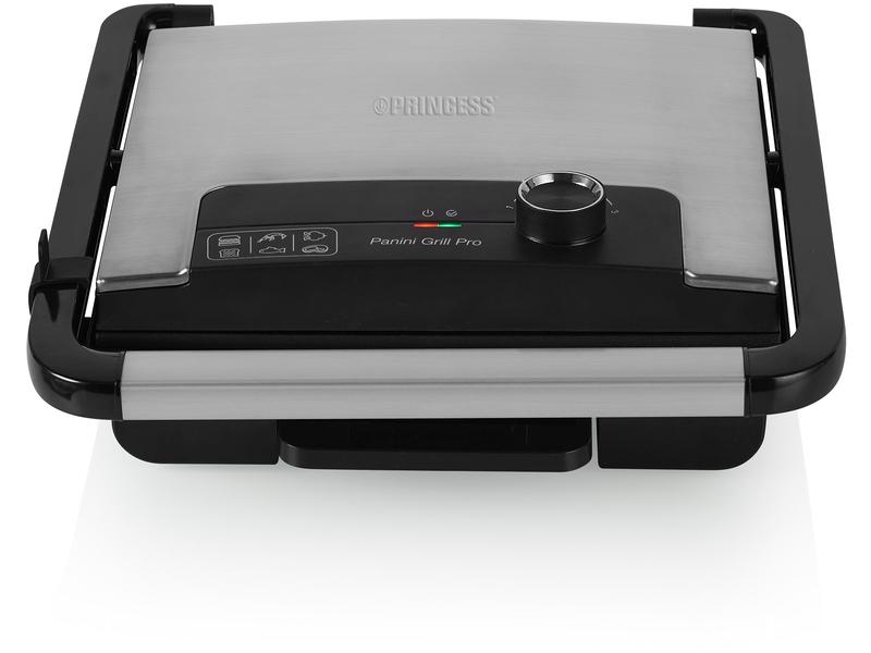 Princess Kontaktgrill Panini-Grill Pro 2000 W Grill mit regelbarem Thermostat