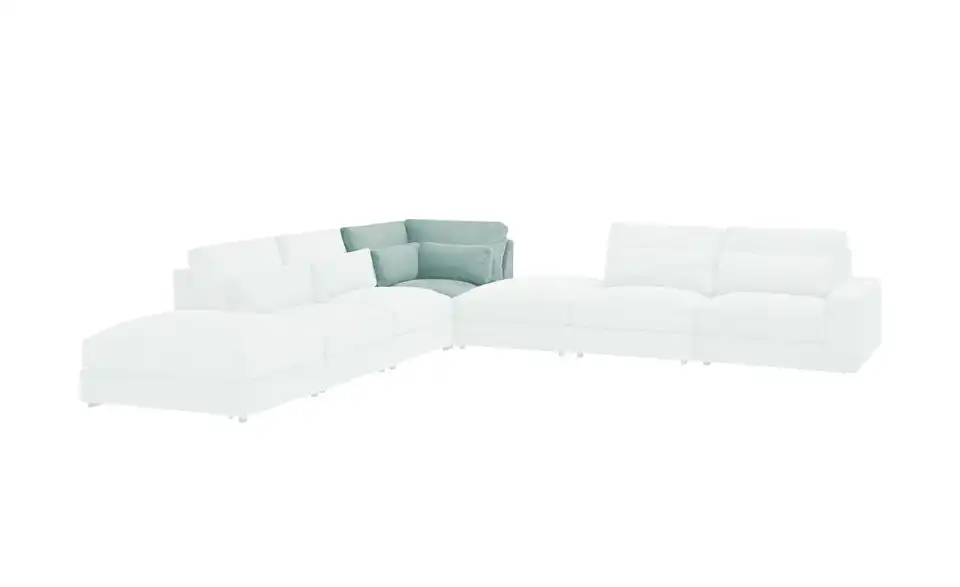 Element Branna Mintgrün Cordstoff Ecke