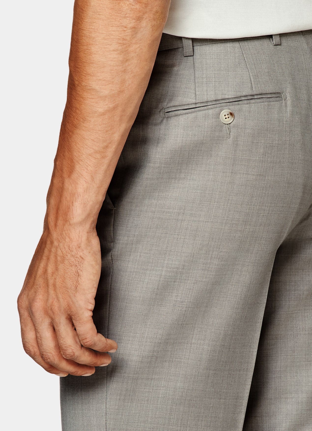 Pantalon Straight Leg taupe