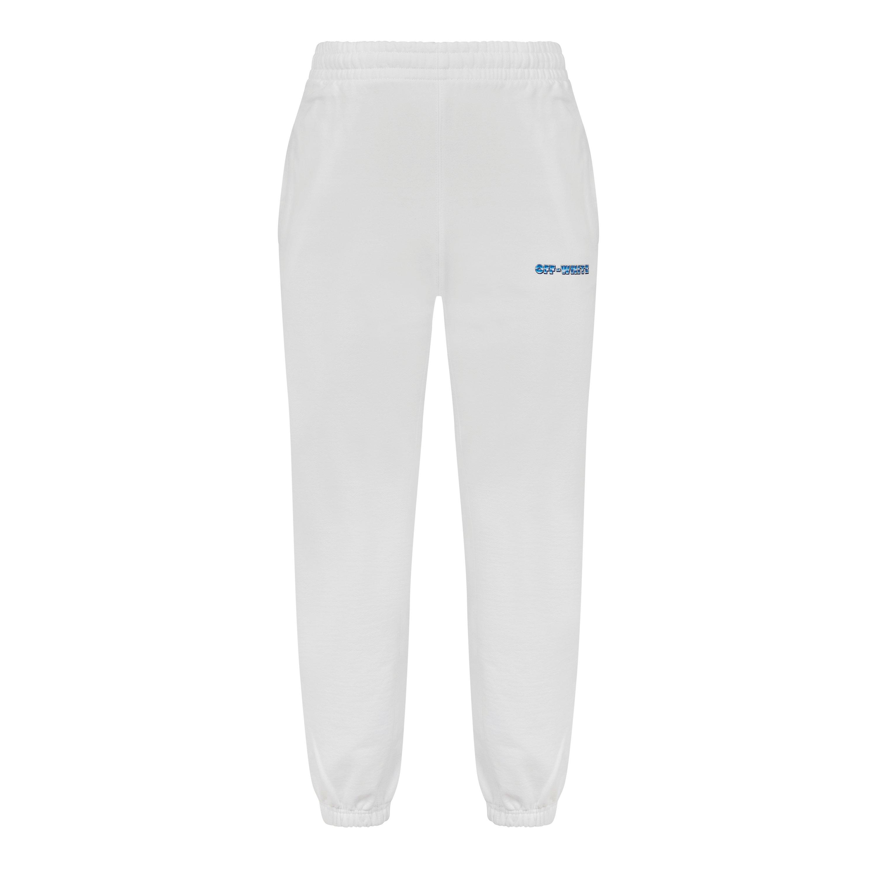 Off White Slim Jogging Bottoms
