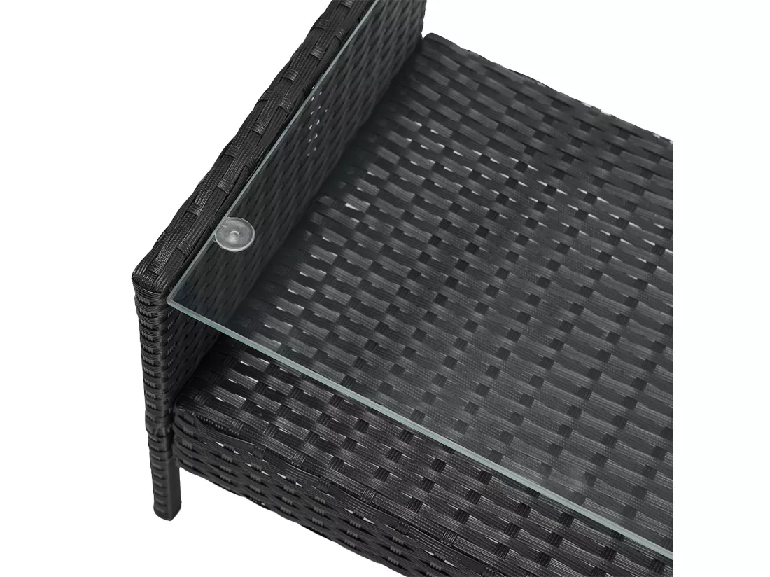 Ensemble de meubles de jardin en poly rotin