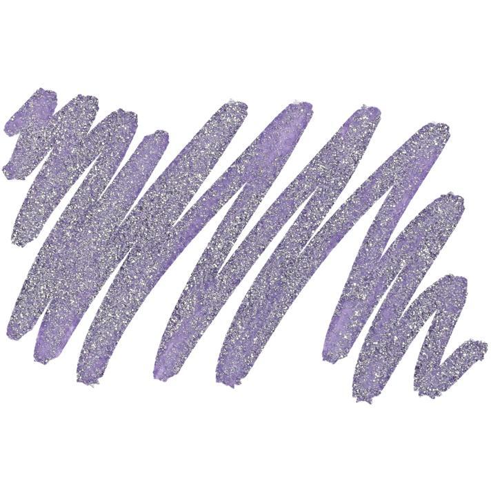 DARWI Marqueur pour Peinture Textile Pailletée Pointe Conique Fine 2mm - Lilas