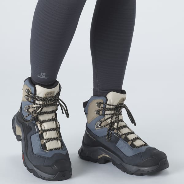 Chaussure de randonnée haute SALOMON QUEST ELEMENT GORE-TEX W EBONY/RAINY DAY/STORMY WEATHER