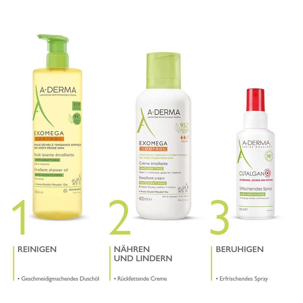 A-DERMA EXOMEGA Control Creme Sterile Kosmetik