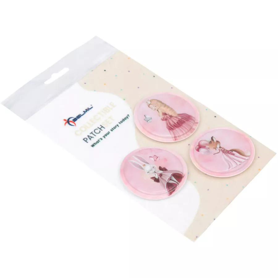 Belmil Patch Belmil Patches mit Klettverschluss Set 3-teilig Princess