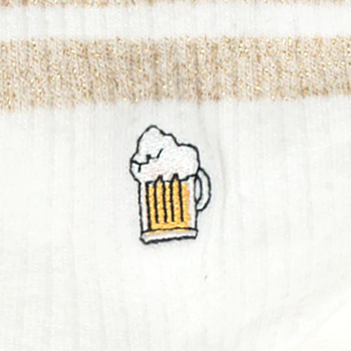 Chaussettes Retro Glam blanc
