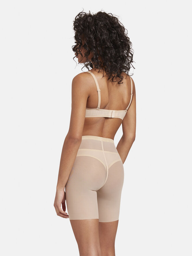 Wolford Tulle Control Shorts Sand
