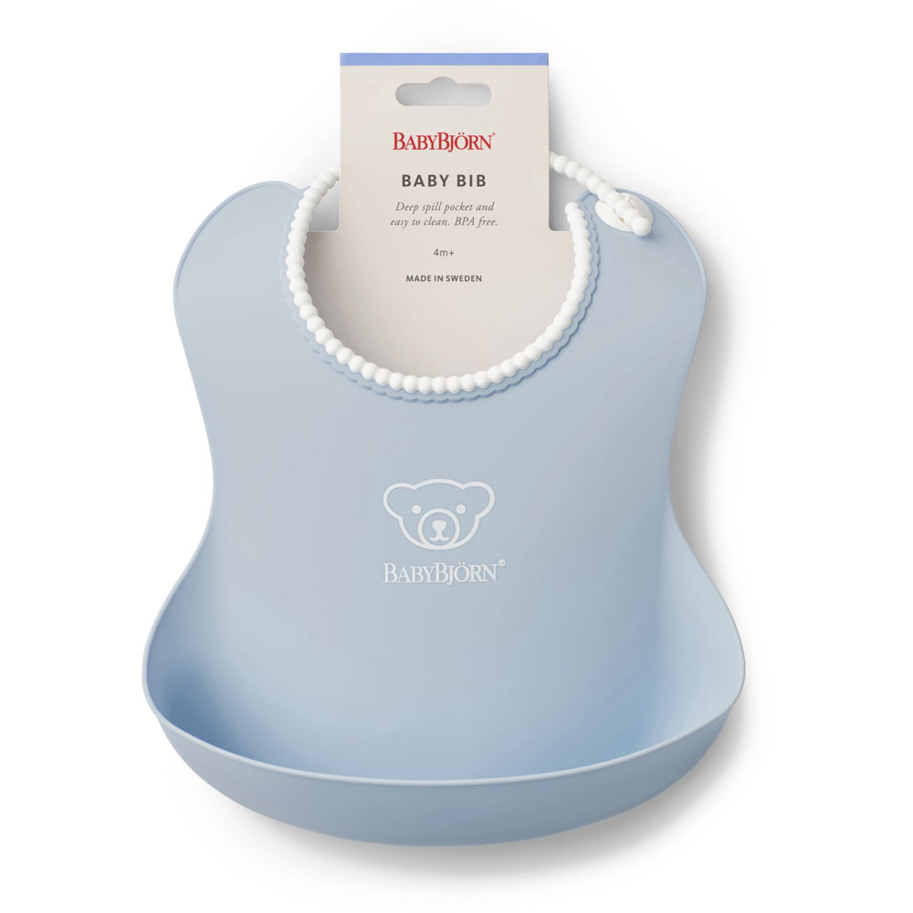 Køb BabyBjörn Pastel Blue Hagesmæk