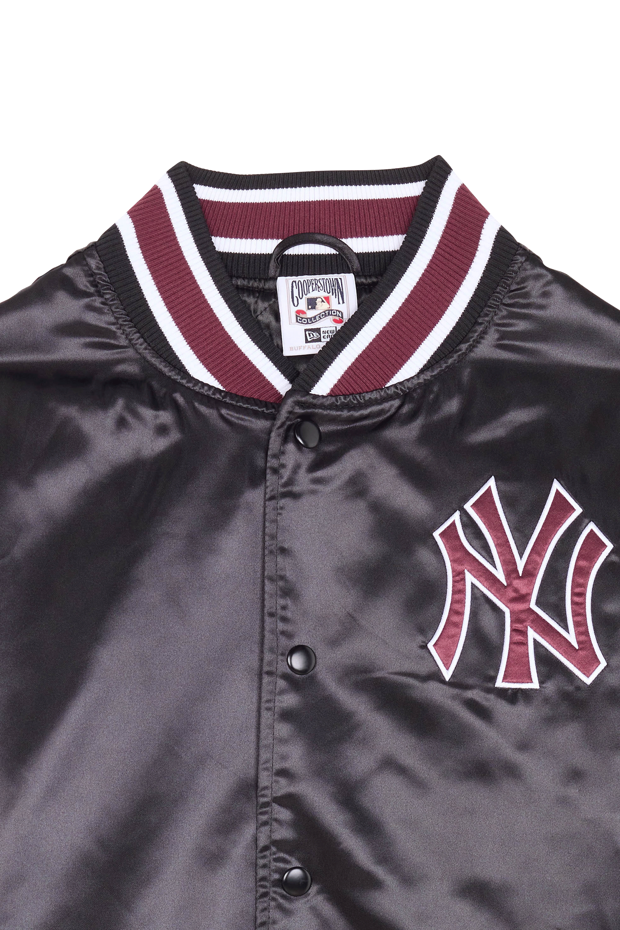 NEW ERA bomber  MLB SATIN VARSITY Noir