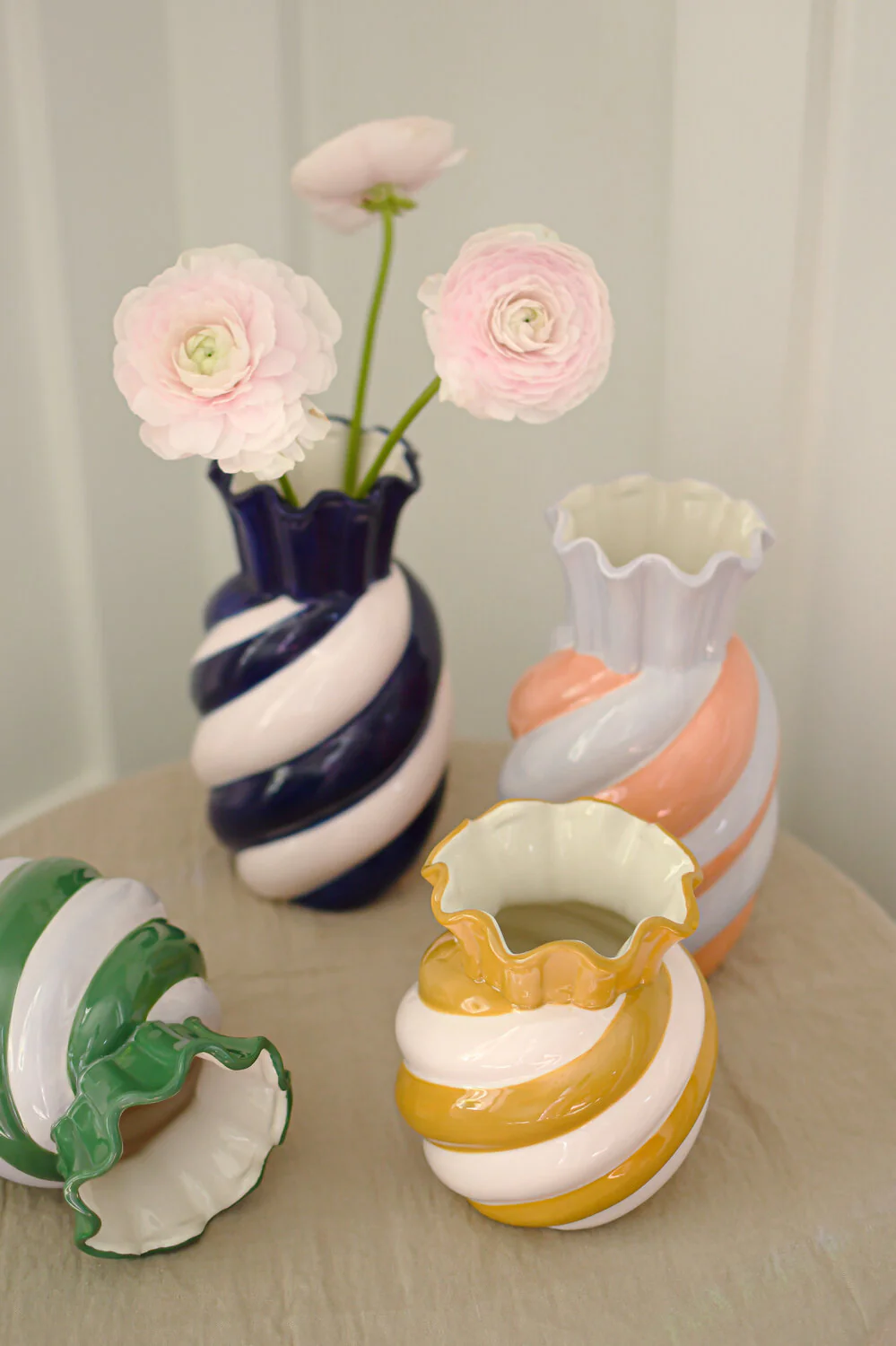 Bahne Interior  Candy vase, orange/lavendel - H23 cm