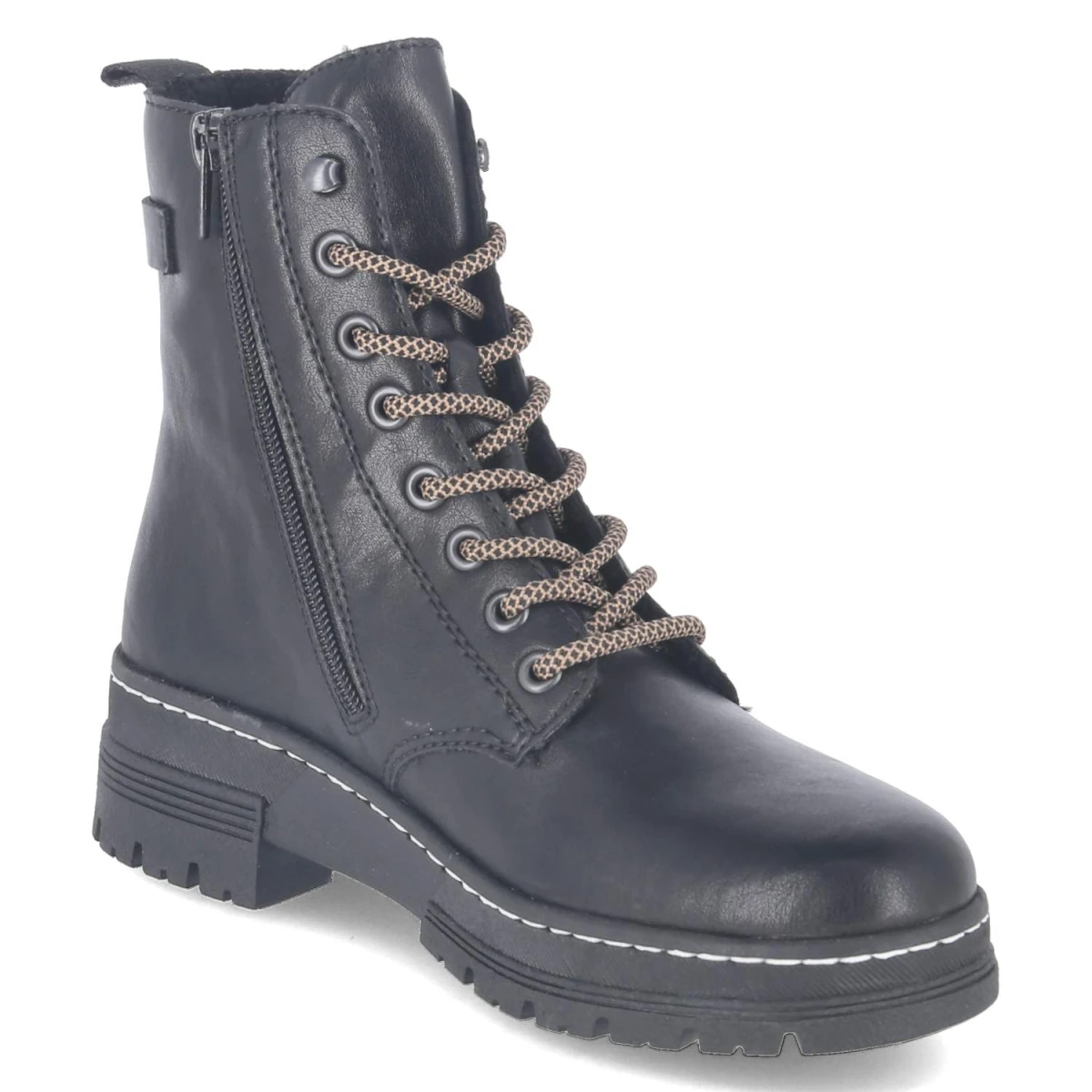 RiekerSchnürboots - schwarz