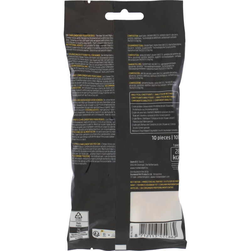 Rosewood Chewy sticks with chicken small