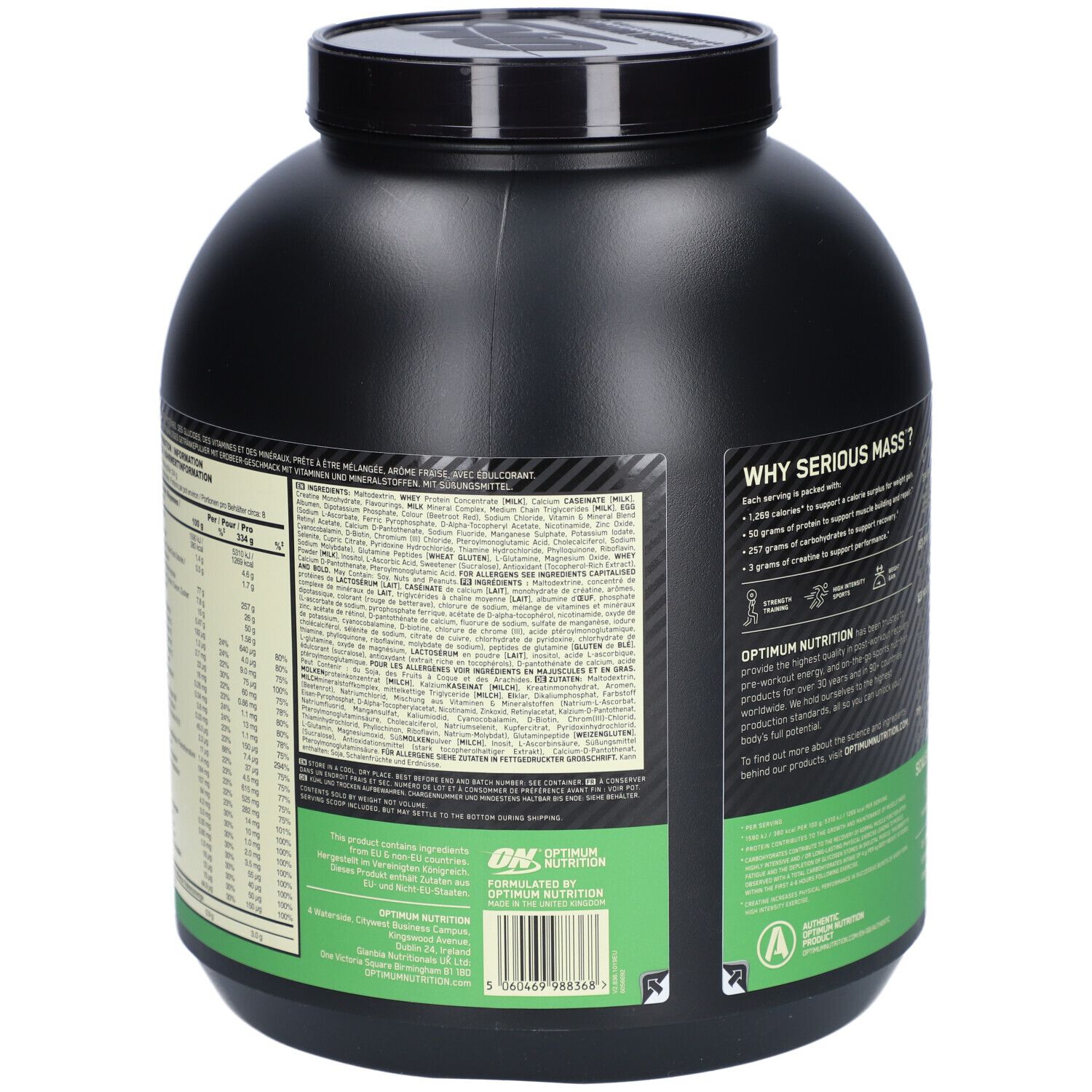 OPTIMUM NUTRITION Serious Mass | Weight Gainer