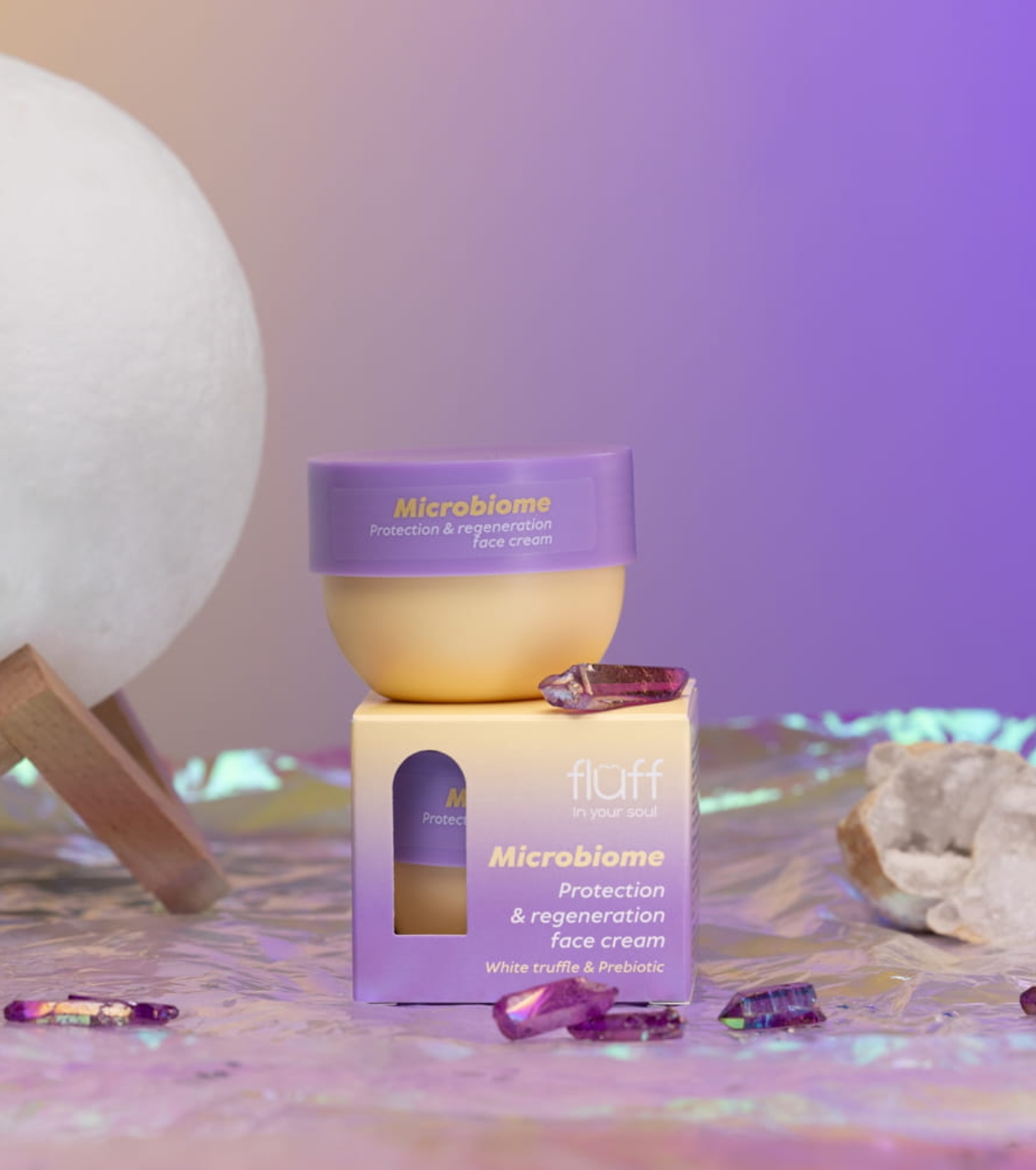Fluff - *In Your Soul* - Creme facial com extrato de trufa branca e prebióticos