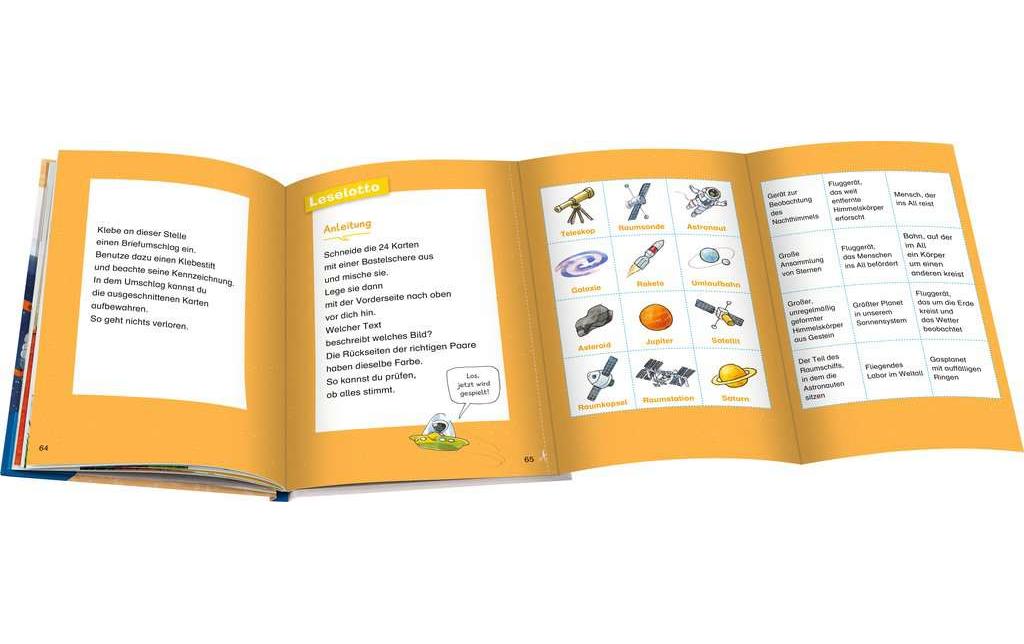 Kinder-Sachbuch WWW Erstleser: Weltraum Band 4Spielerisch lesen lernen