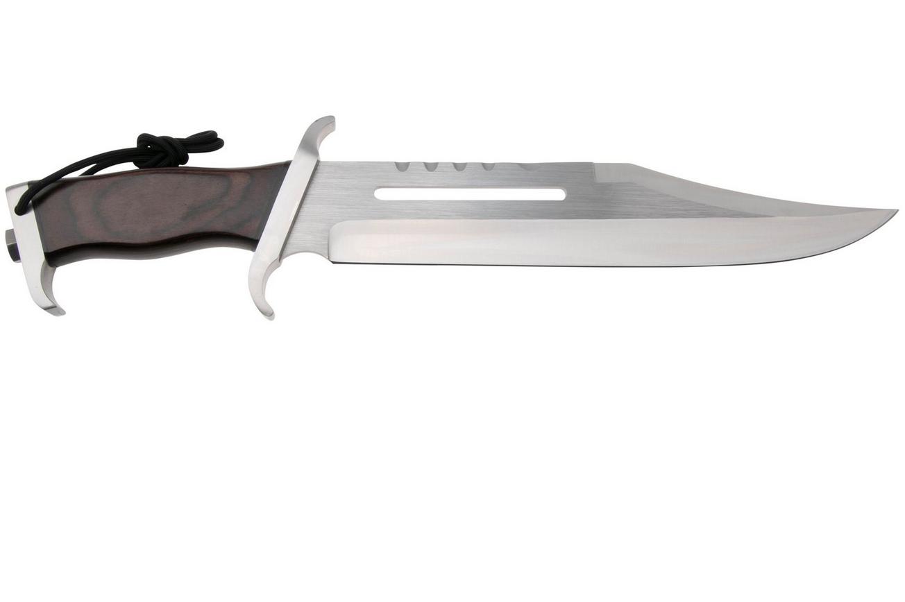 Rambo Rambo 3 9425 Signature Edition met houten handgreep, vaststaand mes