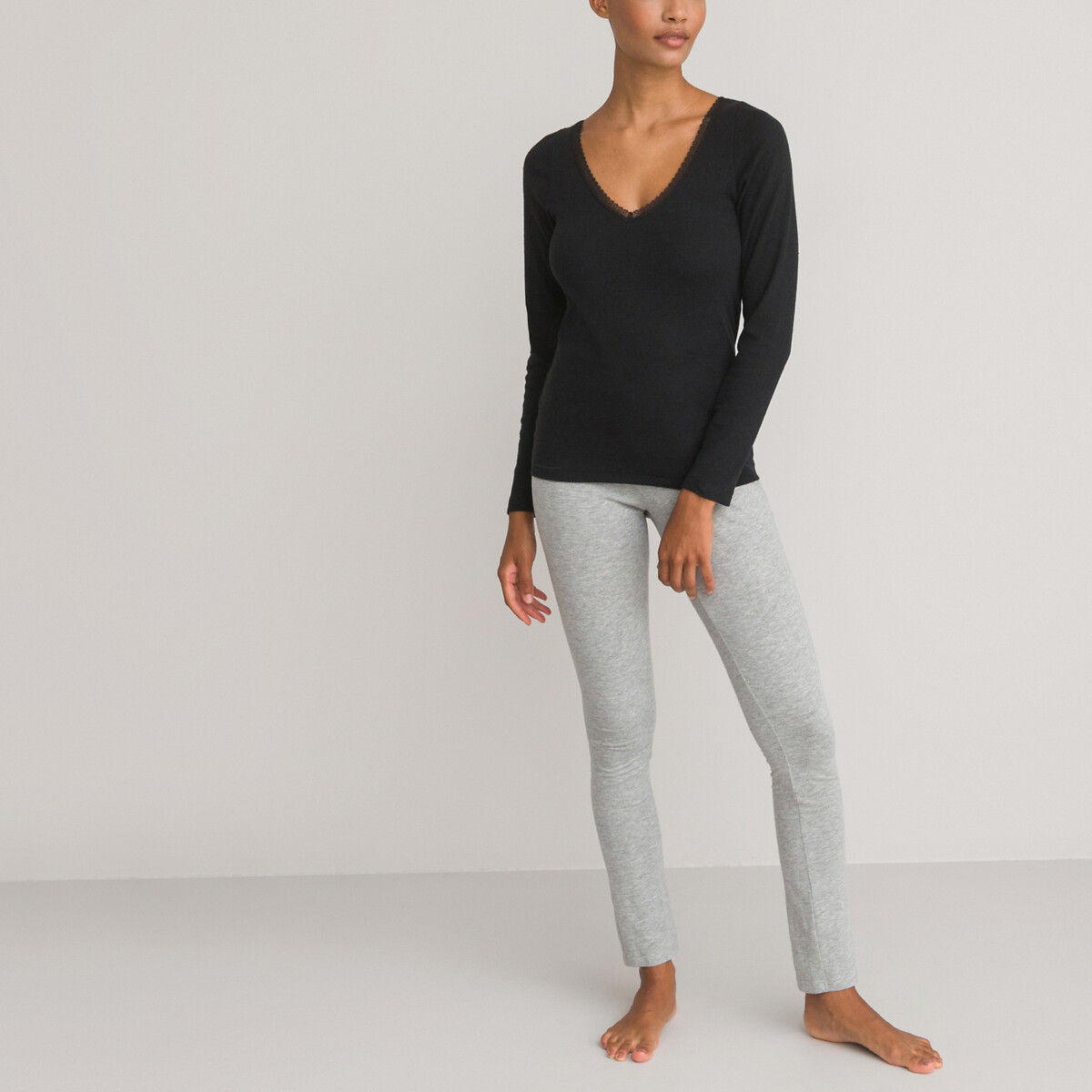 COLEÇÕES LA REDOUTE<br>Camiseta Thermisch, fabricada na França