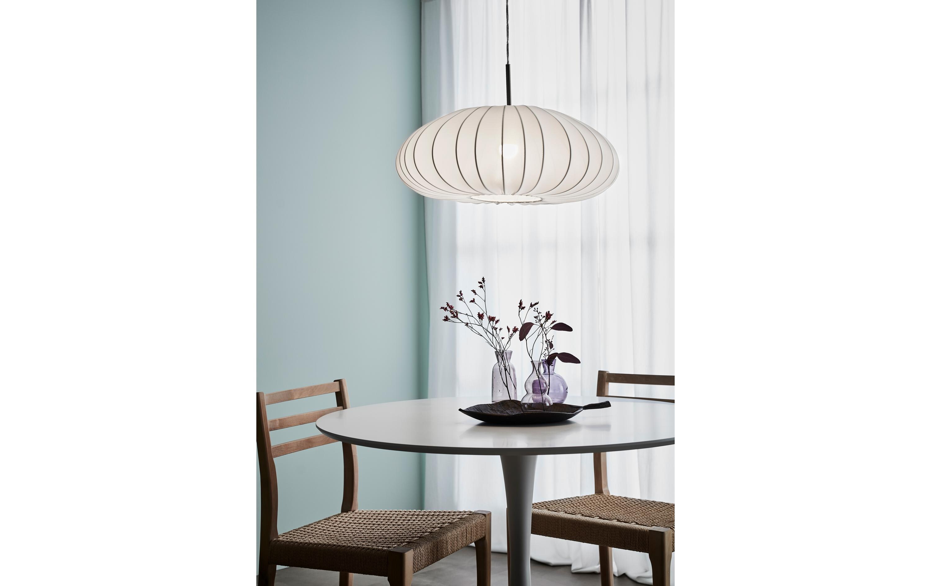 Pendelleuchte Mist 1L Weiss<br>Hängeleuchte mit 54 cm Durchmesser