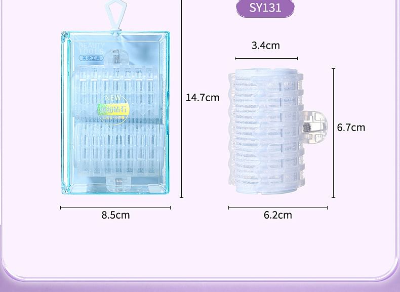 YOUSHA - Plastic haarroller (verschillende designs) / Set