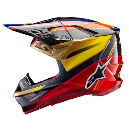 Casque cross Alpinestars SUPERTECH S-M10 - ERA 2023 - Jaune / Rouge