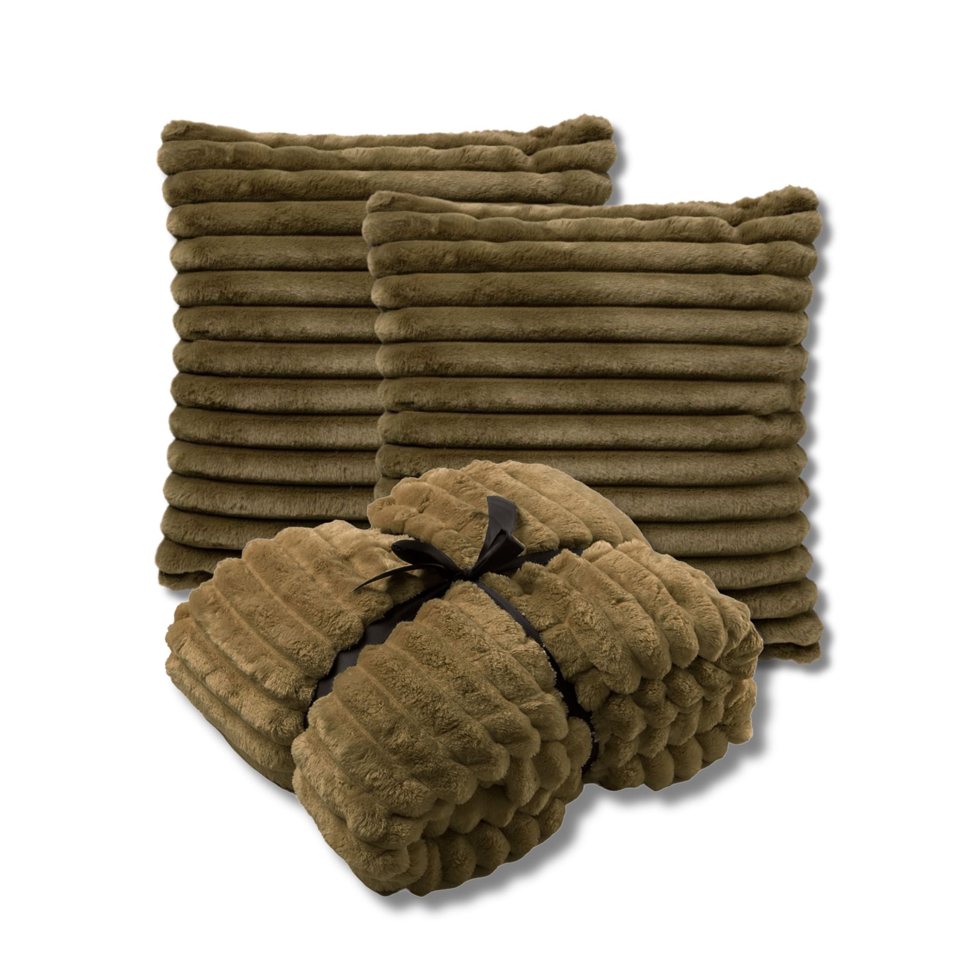 Dutch Decor Set van 2 sierkussens en 1 plaid