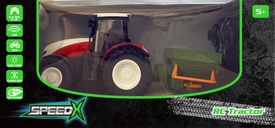 PowerX Radiostyrt Traktor med Tilhenger