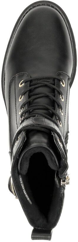 Tamaris Veterschoenen Hoog zwart