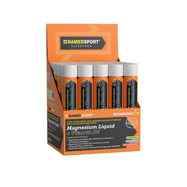 Namedsport Magnésio Vitamina B6 - 20 Ampolas X 25Ml